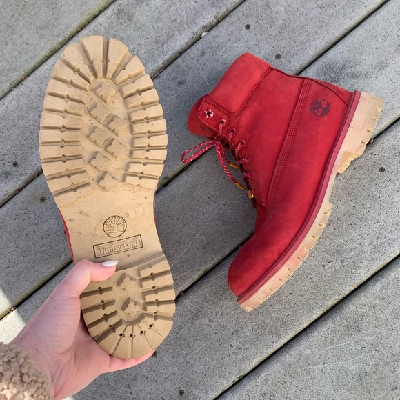 Red Timberland Maine Lobster Boots || Classic Timberlands, Maine Lobster Edition